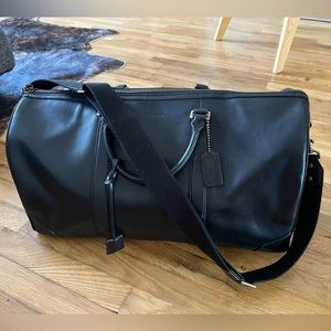 Coach Leather Weekender Duffle